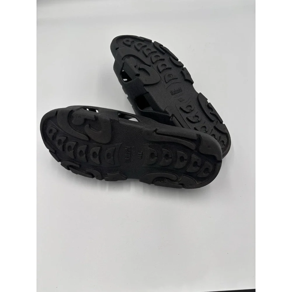 Okabashi Mens Slide Sandals Black Comfort Ergonomic‎ Slip On Size ML 8.5-9.5
